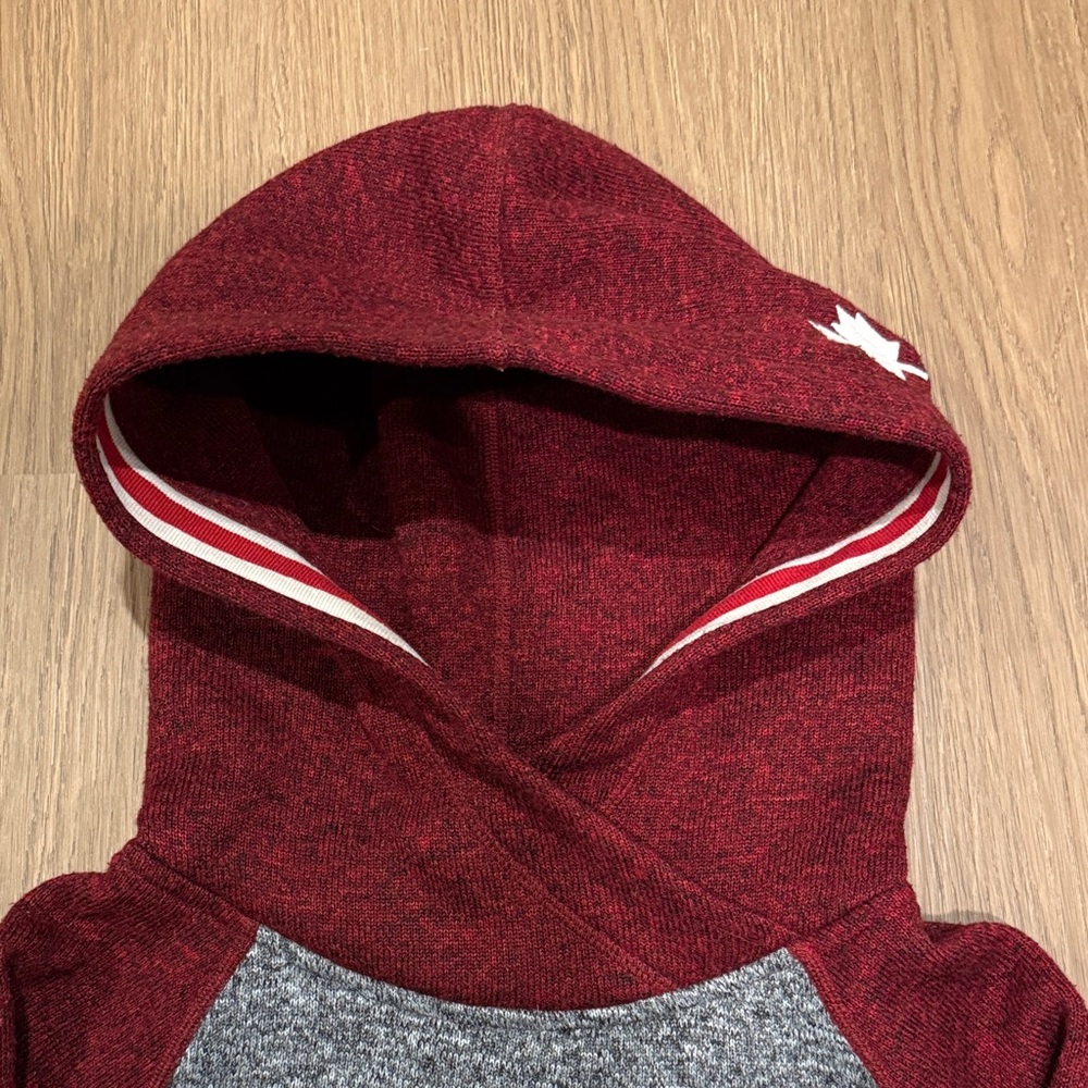 Roots Red and Gray Hoodie - Picture 2 of 6